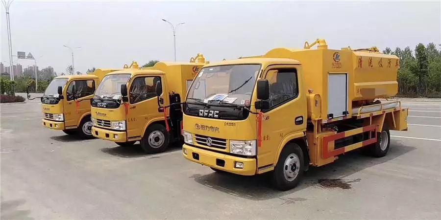 خمسية اللون الأزرق نظافة اللوحة وسحب الصرف الصحي للشاحنة