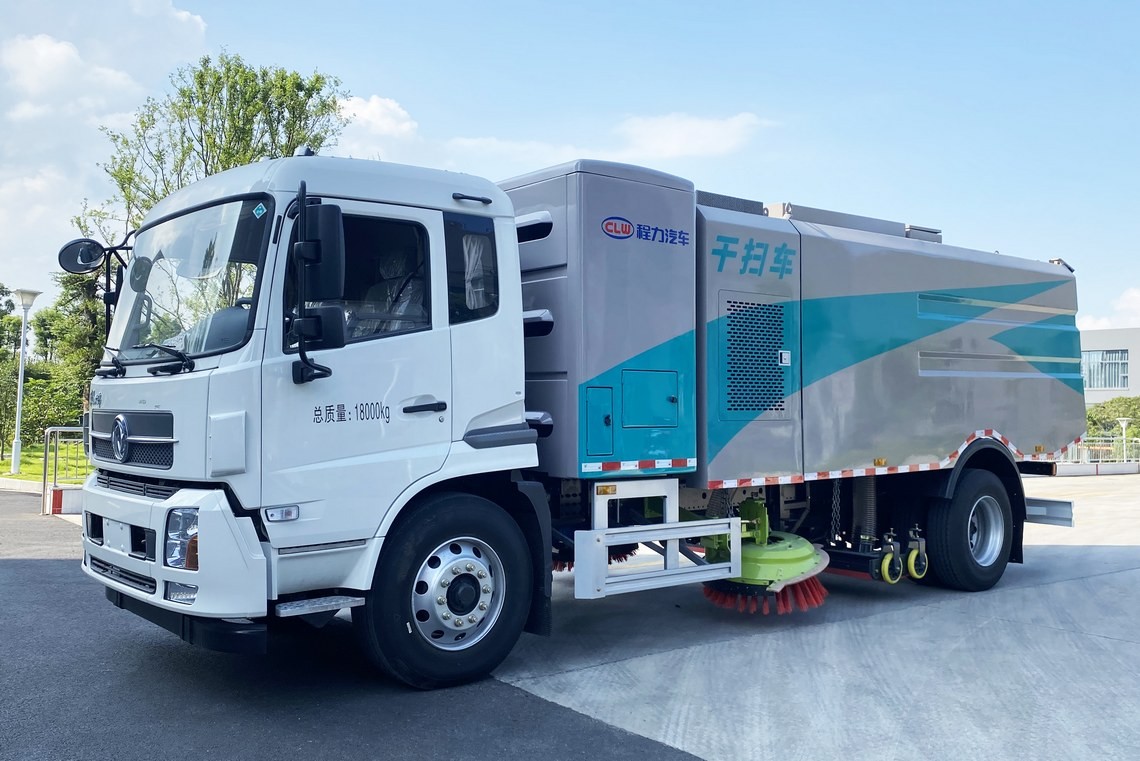 سيارة تنظيف جافة كهربائية نظيفة بتنظيف Dongfeng Tianjin