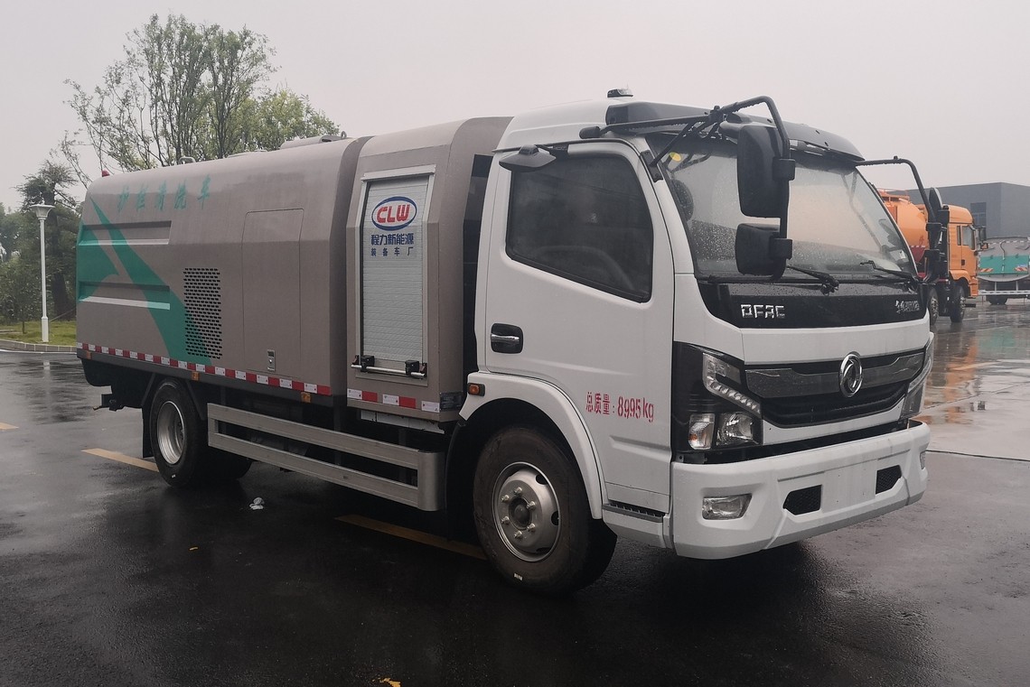 سيارة Dongfeng Kapte التي تعمل بالطاقة الكهربائية لتنظيف حاجز الأمان