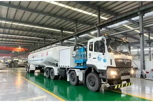 【Giant Machinery】شاحنة الترحيل من Chengli ماركة، 45,000L مركبة إعادة التزود بالوقود الطائرية: تعزيز خيط الحياة في إمدادات الطاقة الجوية، قيادة الطريق للتوسع البحري العالمي