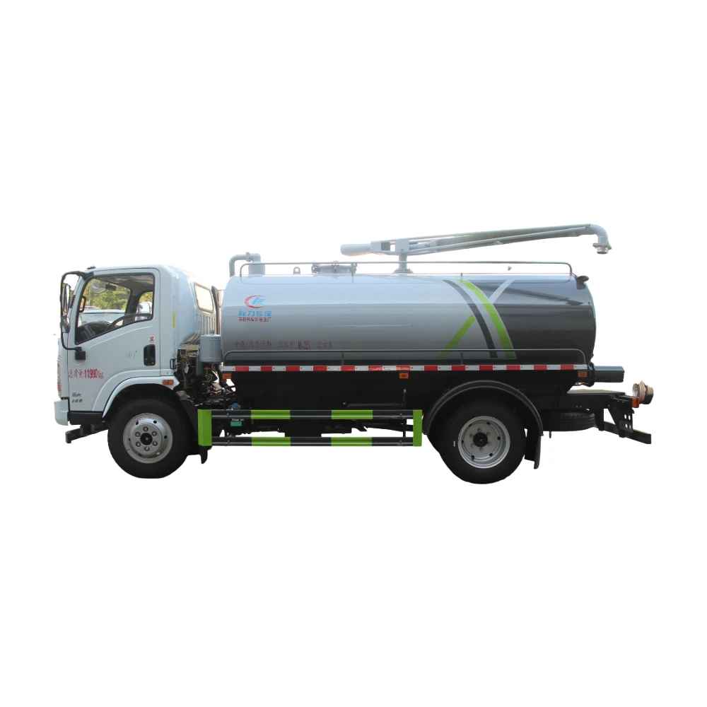 بيع مباشر للشاحنة المزودة بفرامل Dongfeng Huashen 8 طن لسحب الصرف الصحي. سحب وإطلاق الصرف الصحي تحت الأرض.