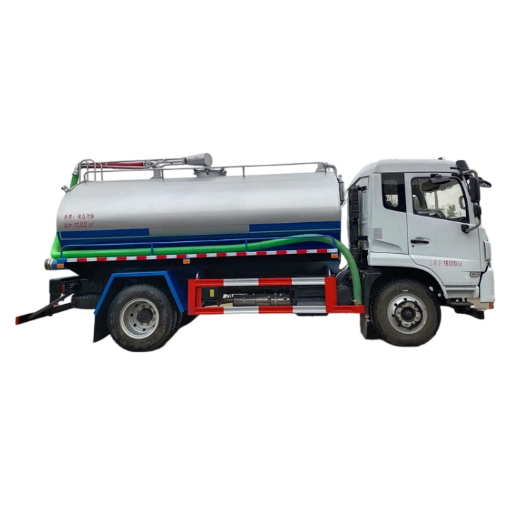 دونفين  شاحنة سحب المجاري اليدوية تنظيف الأنابيب البولية 6000L-13000L شاحنة شفط البراز بالهواء الضاغط