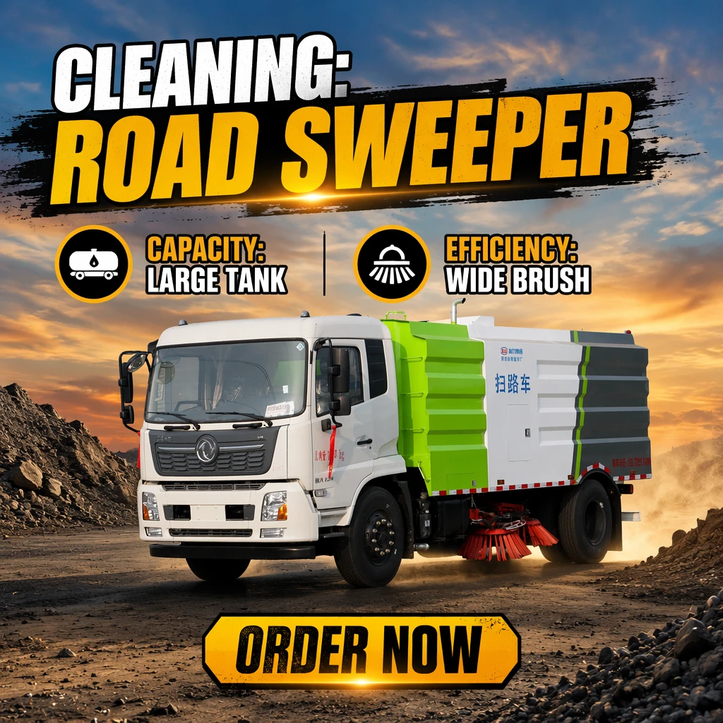 CLW5120TSL6 داونفنج جديد دالي كاردا شوارع جديدة مع محرك & جير 18000 كجم 1 سنة ضمان