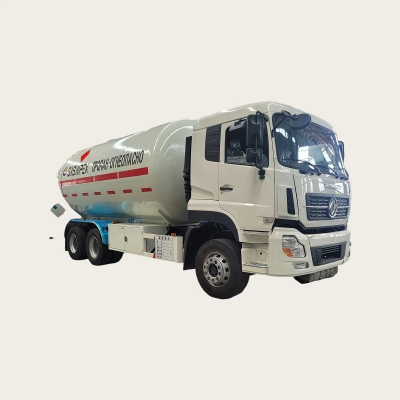 جديد HOWO/Shacman Euro 6 Emission 6x4 Drive Wheel LPG Bobtail Truck مع 32 صندوق من مادة النقل بالغاز Condition New