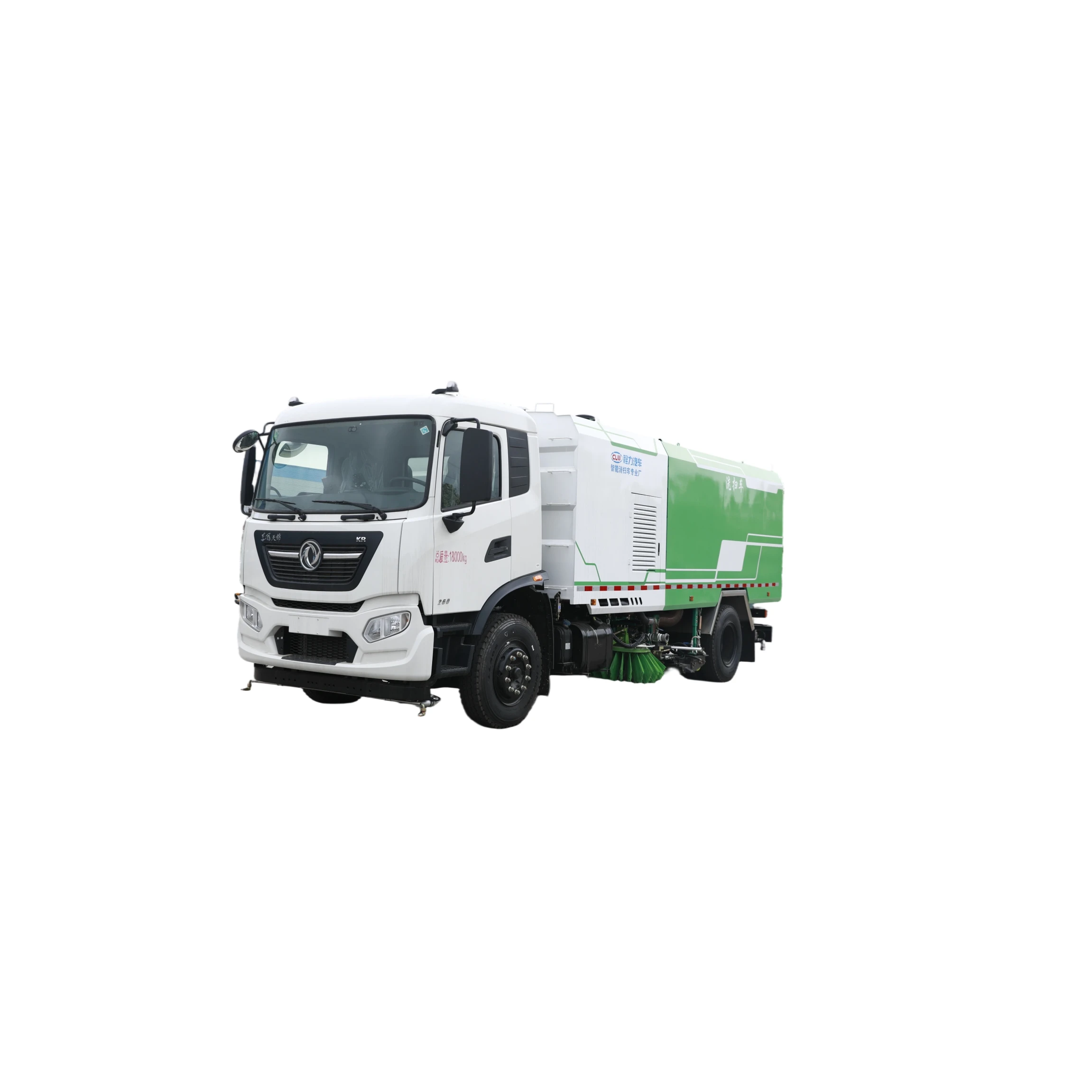 CLW5180TXSD6 Dongfeng Tianjin Cleaning and Sweeping Vehicle with Engine Gear Pump 18000kg