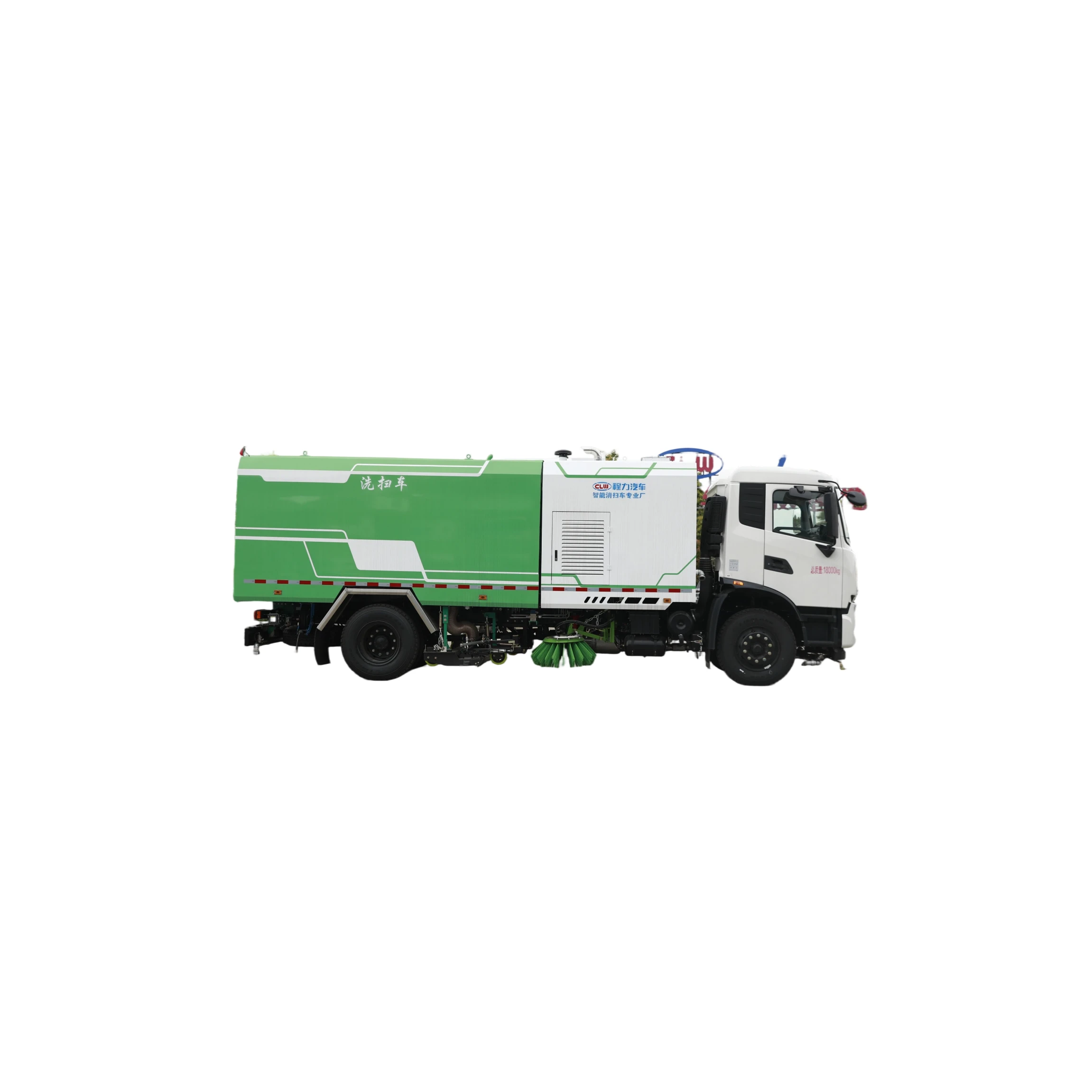 CLW5180TXSD6 Dongfeng Tianjin Cleaning and Sweeping Vehicle with Engine Gear Pump 18000kg