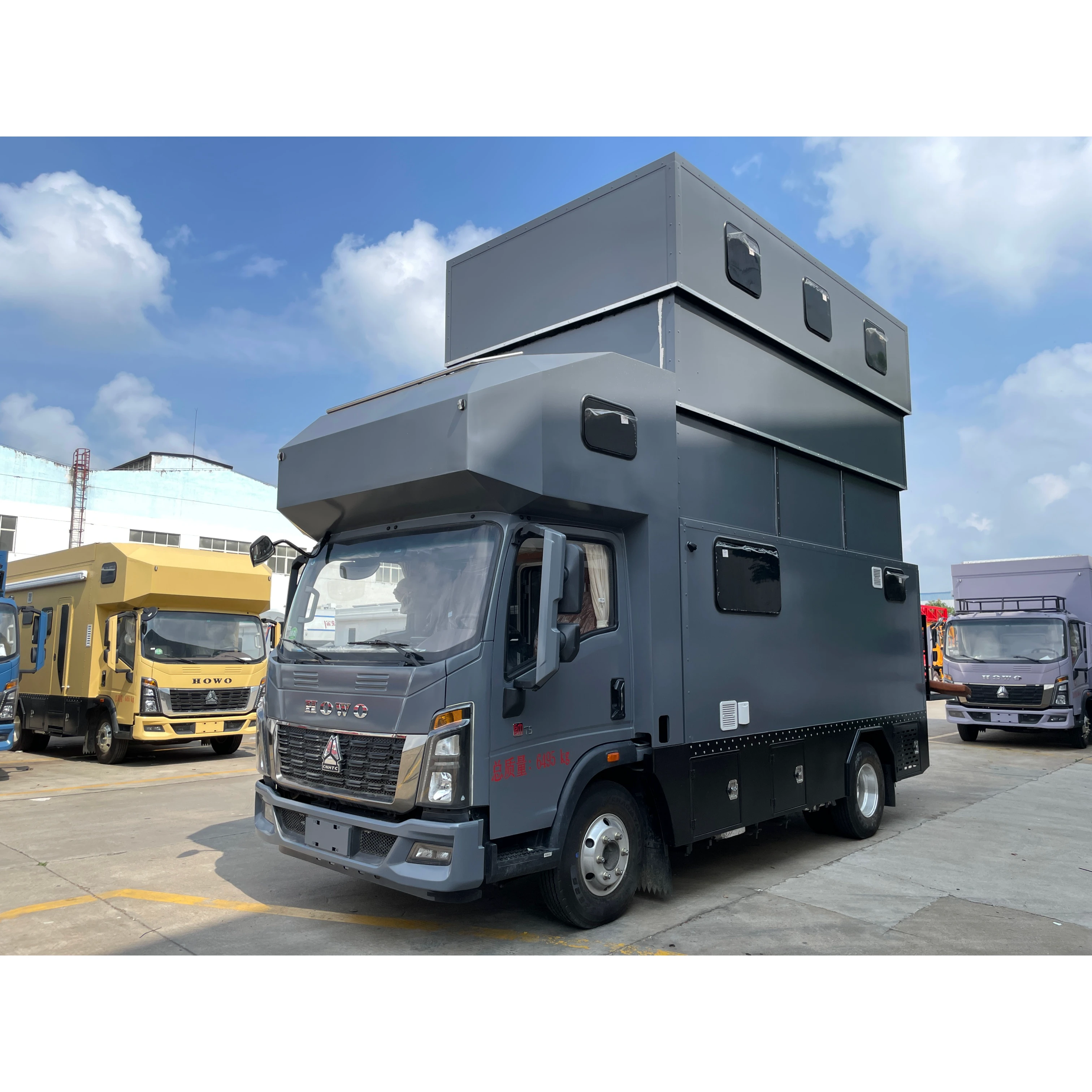 【Haowo of Hongqi】عائلة من ثلاثة أشخاص travel trailer